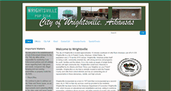 Desktop Screenshot of cityofwrightsville-ar.org